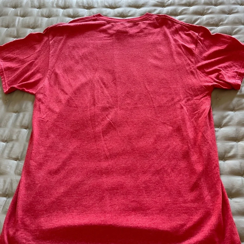 Christmas Delta Red Pro Weight T-Shirt - Picture 2 of 3